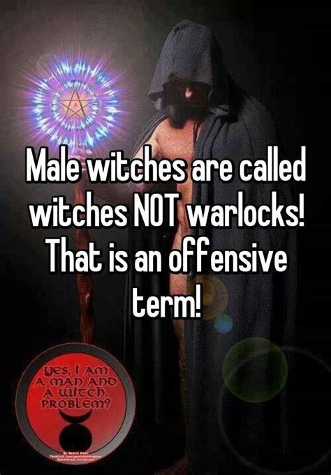 What is the male parallel of a witch